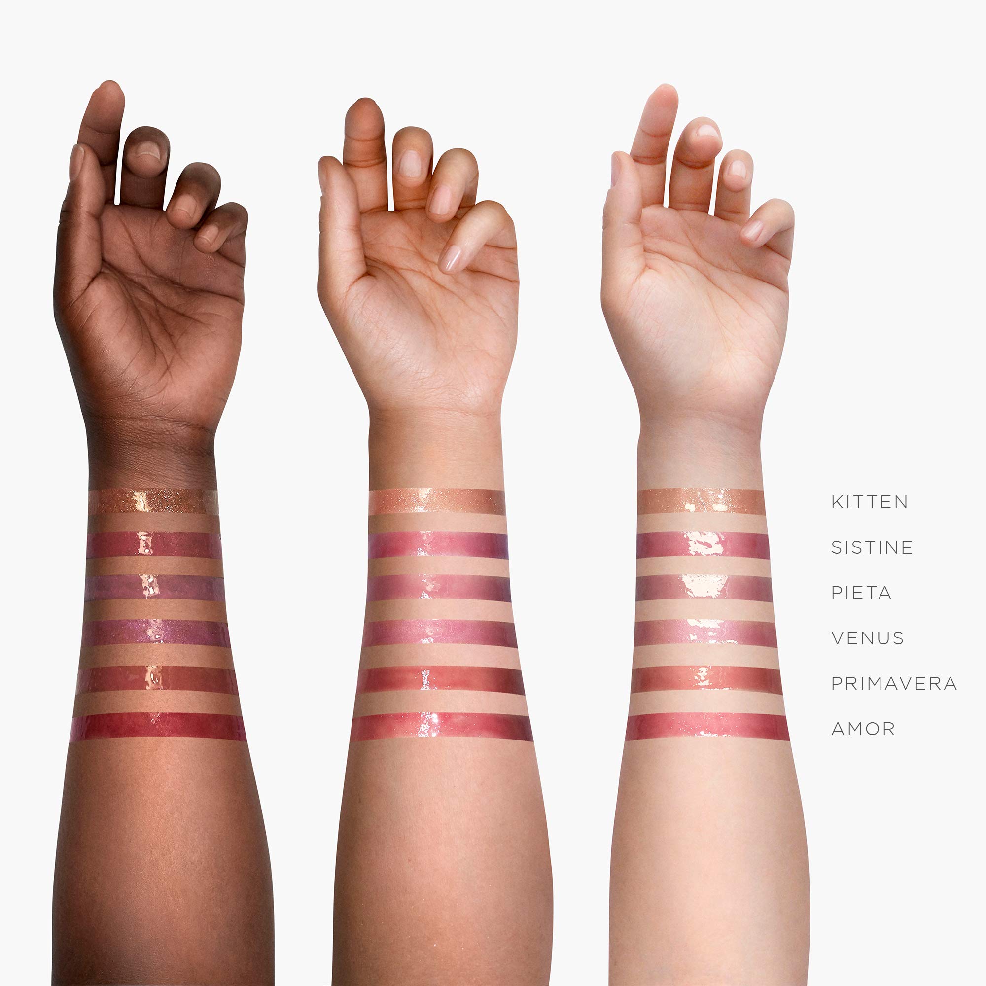 Stila Plumping Lip Glaze - Amor - Vitamin E & Antioxidants Enriched - Shiny Non-Sticky Lip Gloss - 0.63oz - Perfect for Date Night & Everyday Glam
