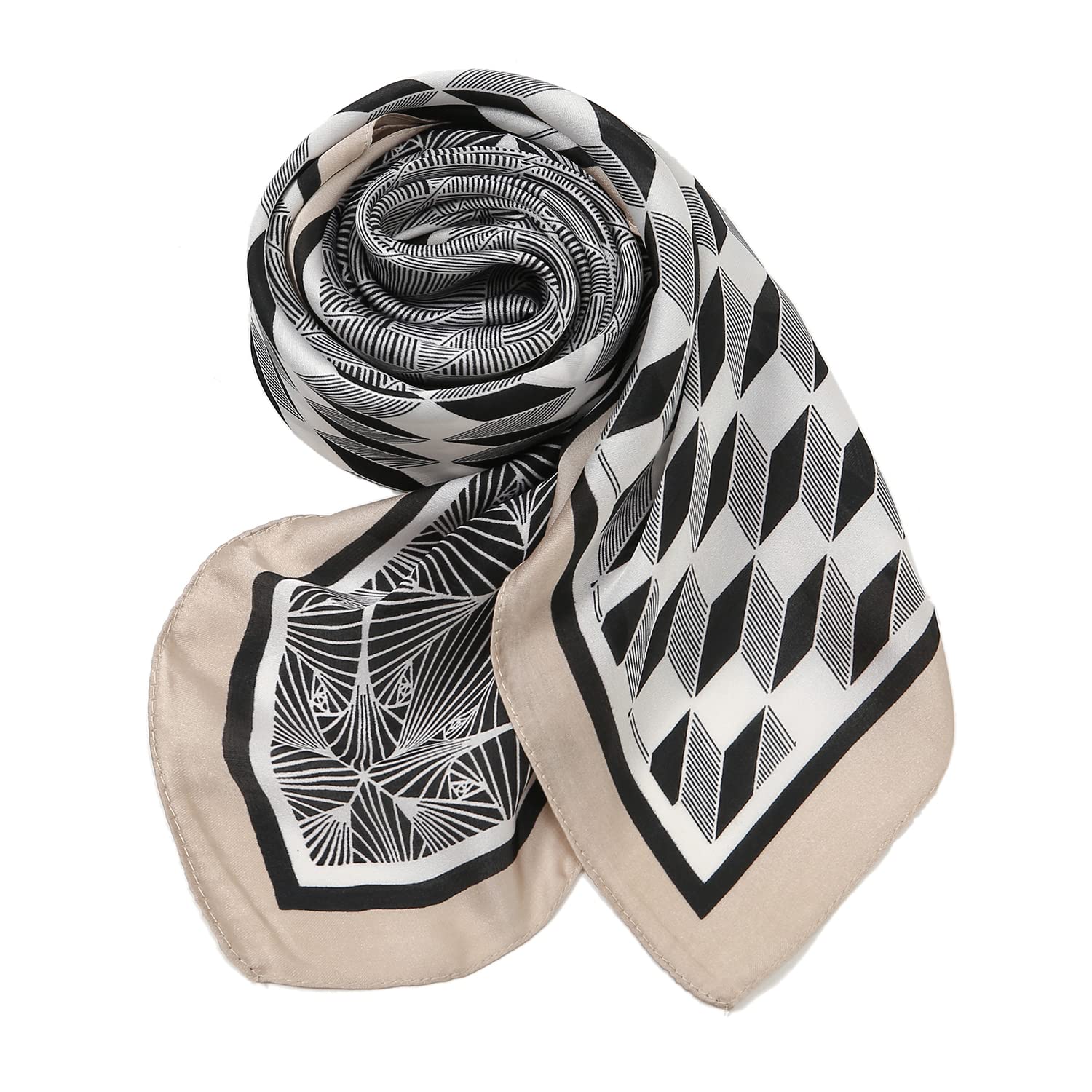 RIIQIICHY Women's Satin Silk Hair Scarf - 27.5