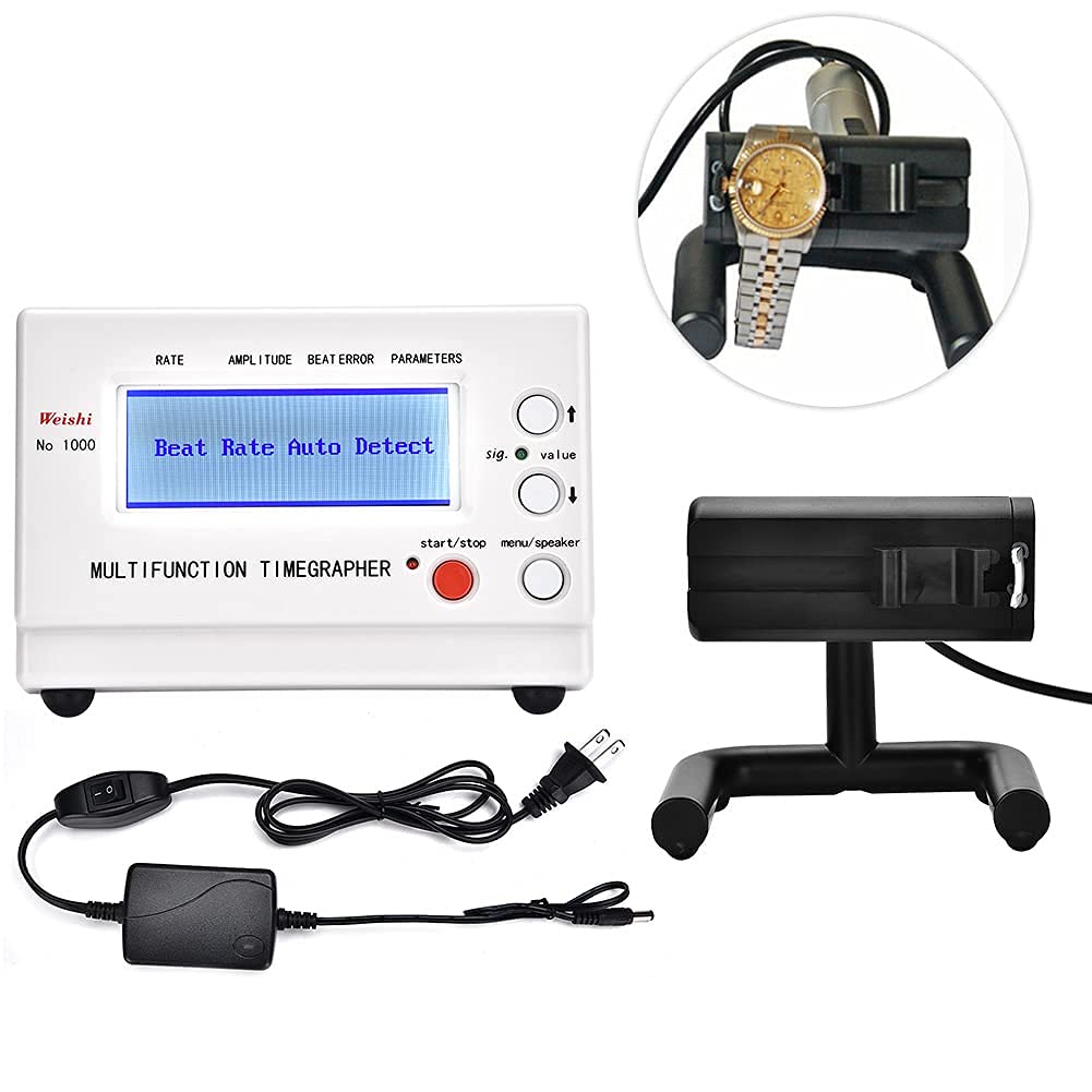 Professional Watch Timing Machine & Timegrapher - High-Precision Watch Tester & Calibrator for Mechanical Watches | Perfect for Watchmakers, Repair Shops & Enthusiasts