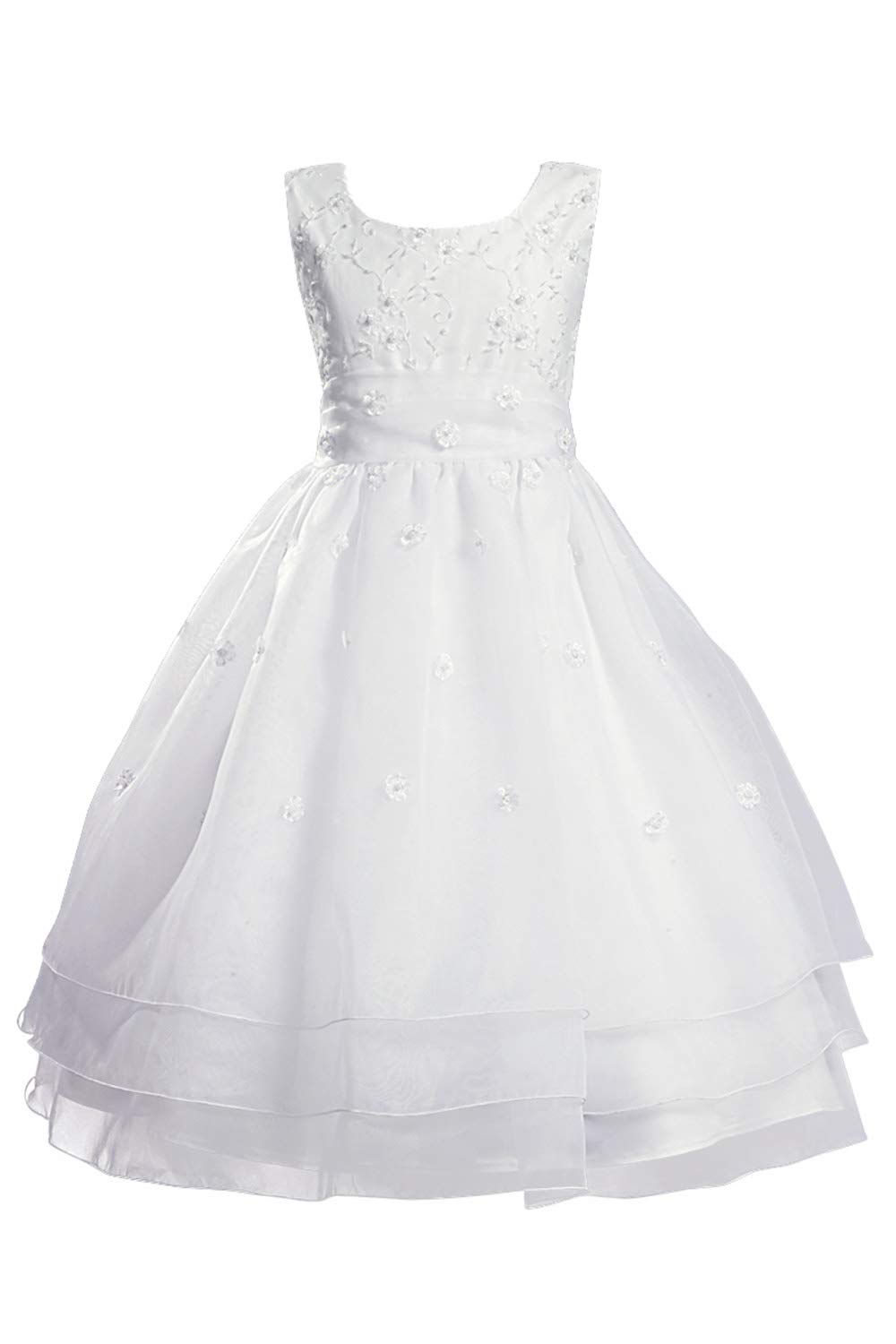 First Communion Dresses for Girls Age 7-16 | Holy White 1st Communion Gowns | Perfect for Church Ceremonies & Religious Celebrations