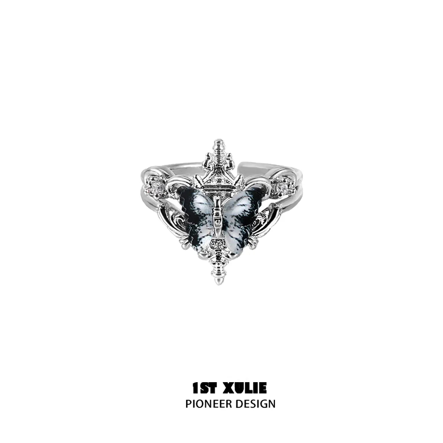 Sterling Silver Butterfly Ring for Women - S925 Elegant Butterfly Jewelry - Perfect for Gifts, Parties & Everyday Wear