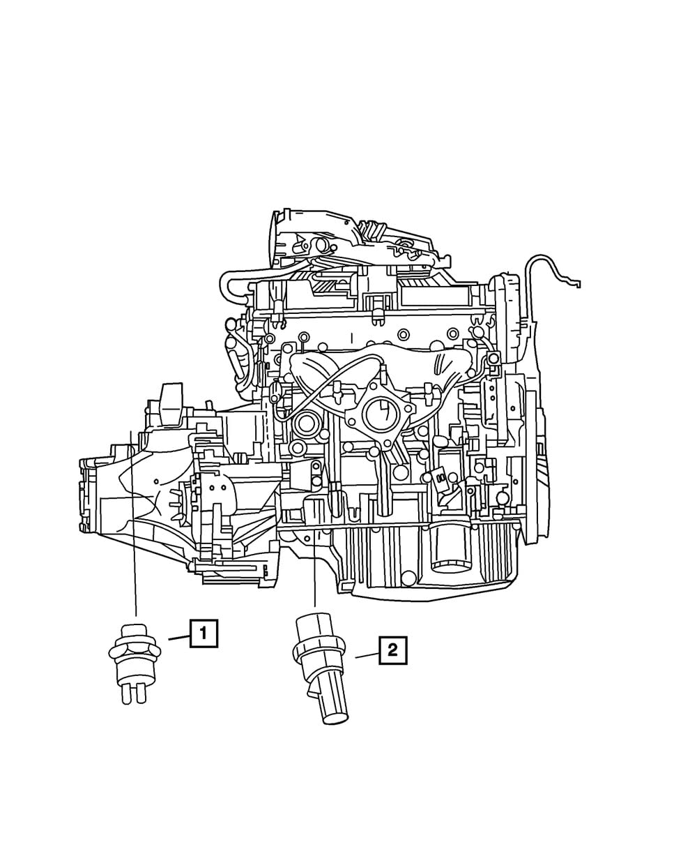 Mopar 3747361 Neutral Safety Backup Switch - OEM Replacement for Dodge, Jeep, Chrysler Vehicles - Perfect for Transmission Safety & Reverse Light Function