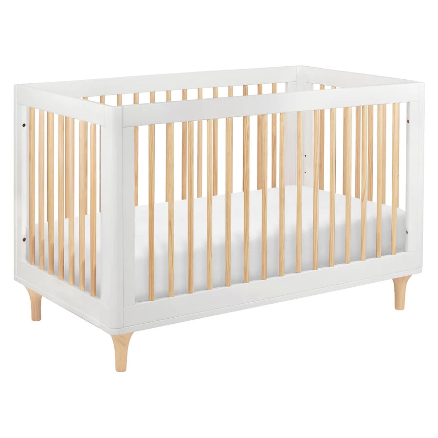 Lolly 3-in-1 Convertible Baby Crib to Toddler Bed with Conversion Kit - Safe Nursery Furniture for Newborns & Growing Kids - Perfect for Small Spaces & Modern Nurseries