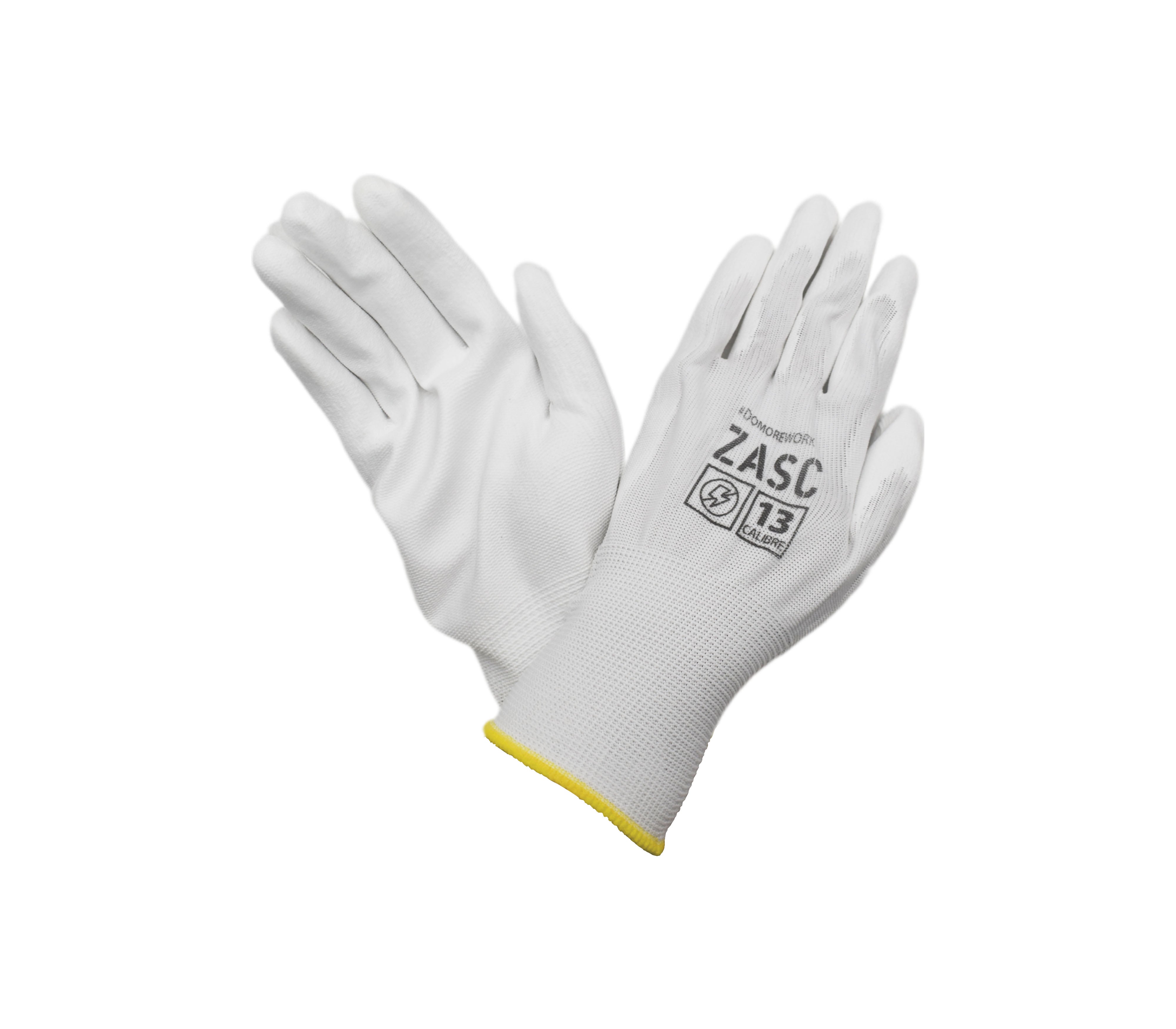 Anti-Static Safety Gloves Cod.4 967 2 Zasc - Ideal for Electronics Handling, Laboratory Work & Static-Sensitive Environments