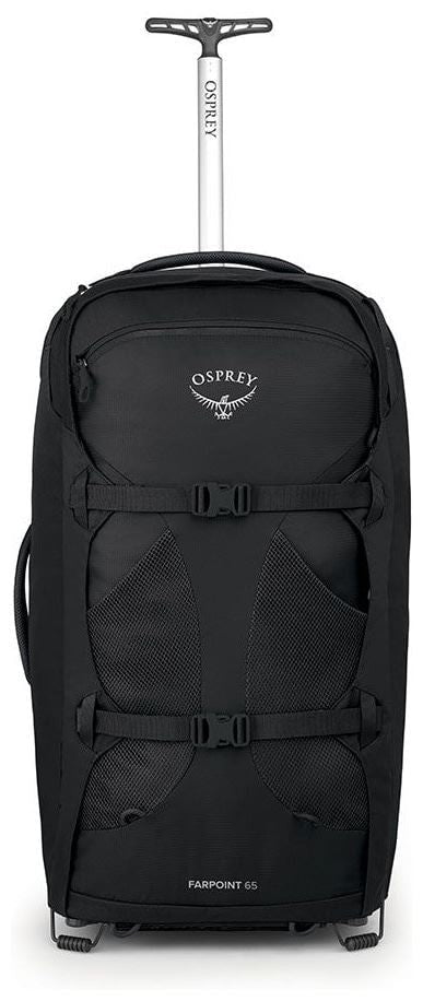 Osprey Farpoint Wheeled Travel Pack 65 - Lightweight Carry-On Luggage for International Travel, Hiking & Adventure Vacations | Durable Rolling Backpack with Spacious 65L Capacity