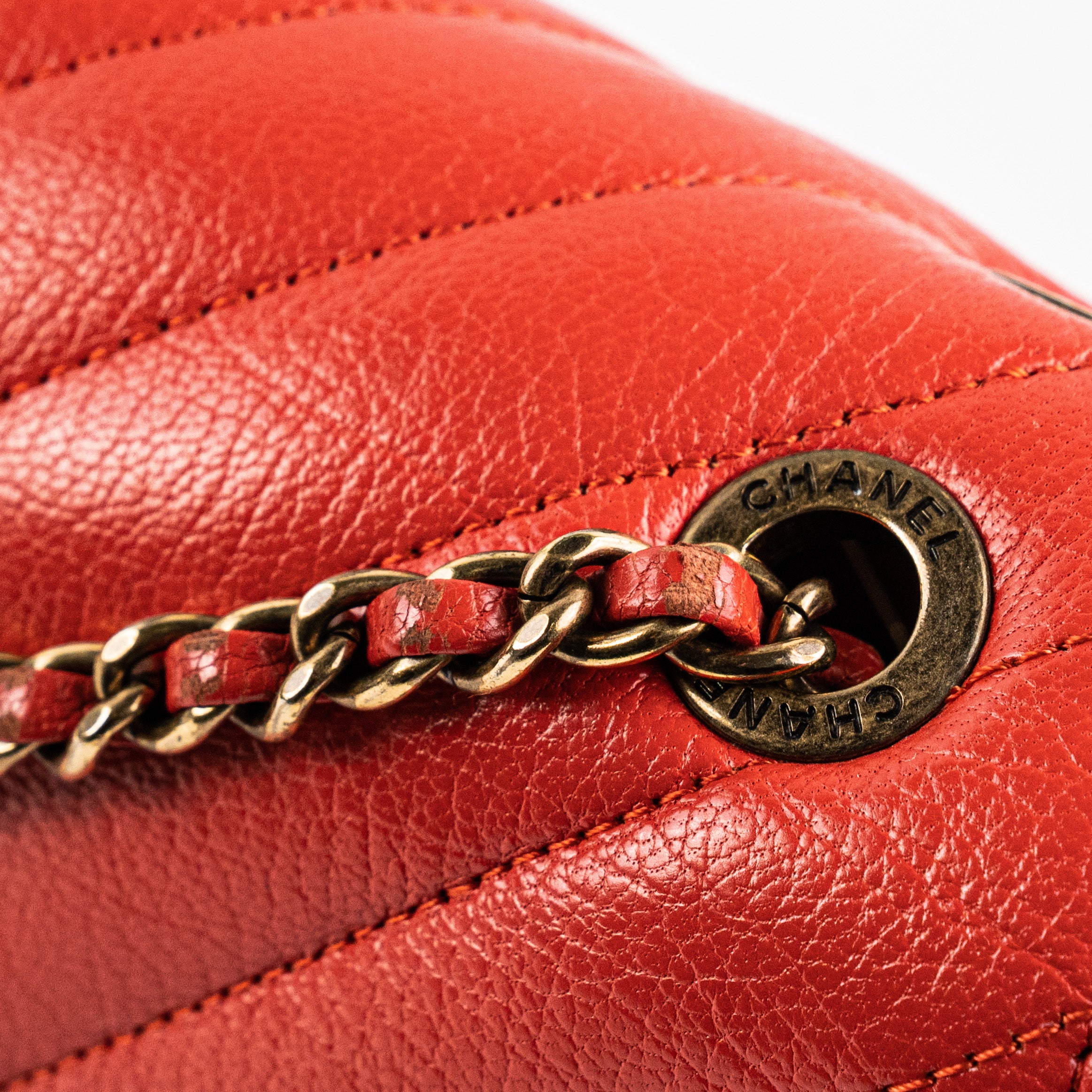 Chanel Seasonal Flap Red Crossbody Bag for Women - Luxury Designer Handbag for Evening Parties & Date Nights