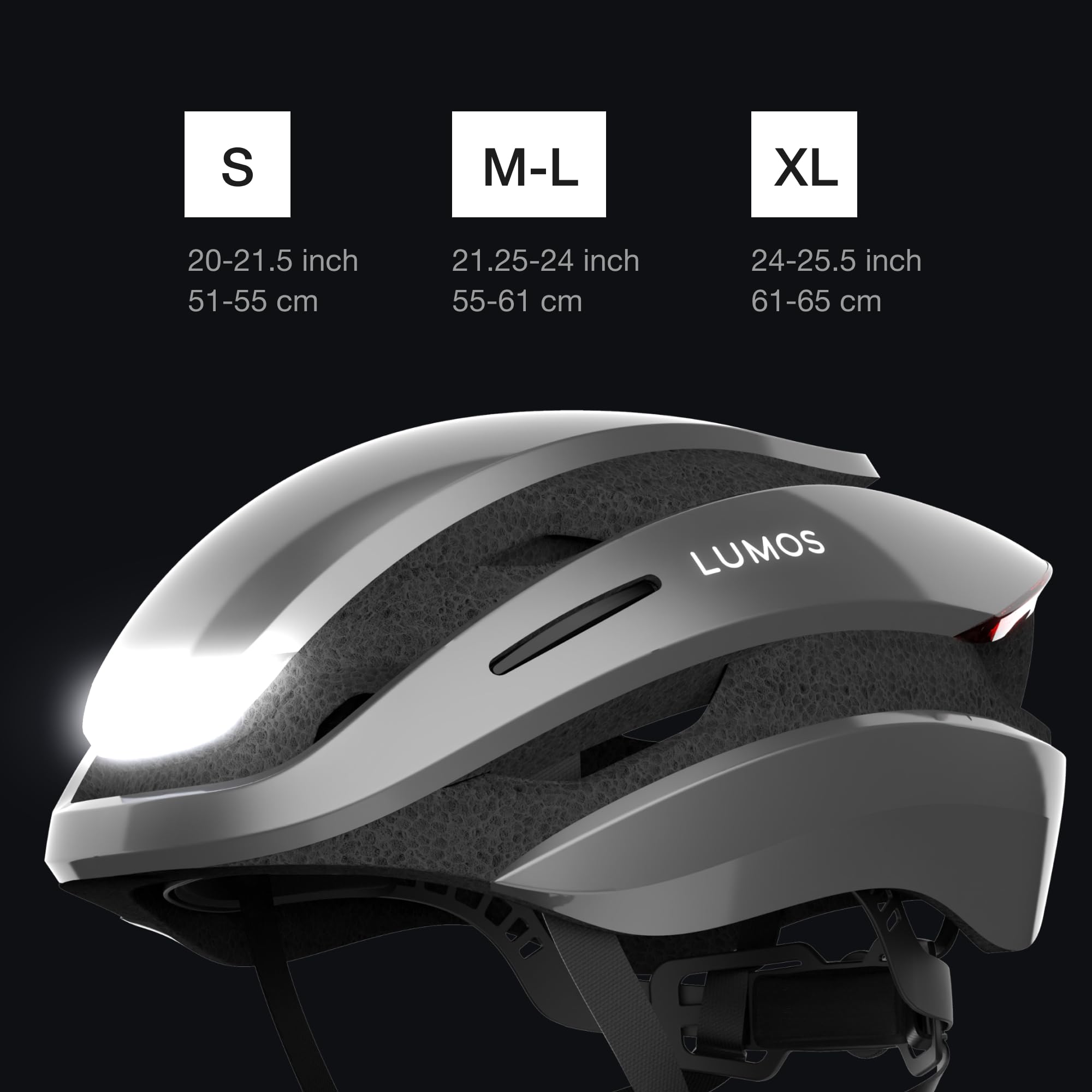 Lumos Ultra Smart Bike Helmet for Adults - Customizable LED Front & Back Lights with Turn Signals - Lightweight Cycling Helmet for Men & Women - Perfect for Commuting, Night Riding & Urban Cycling Safety
