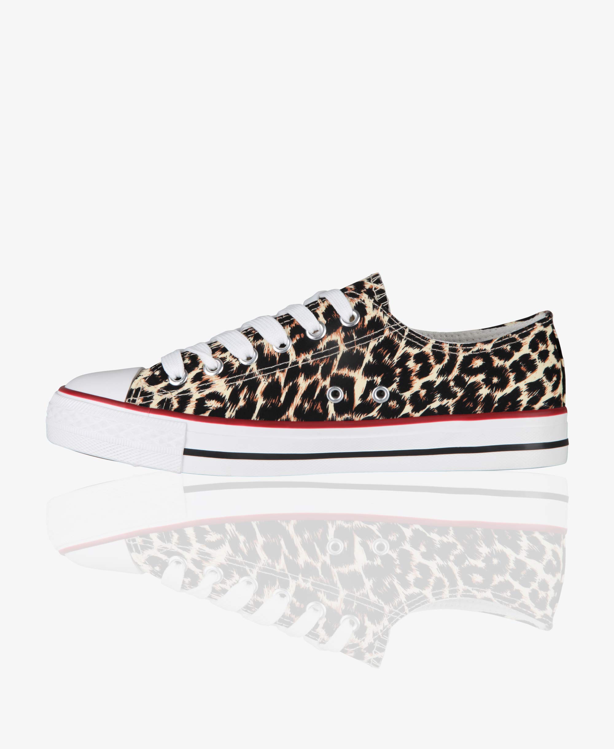 KRISP Women's Low Top Canvas Sneakers - Classic Lace-Up Slip-On Fashion Shoes for Casual Wear, Walking & Everyday Comfort