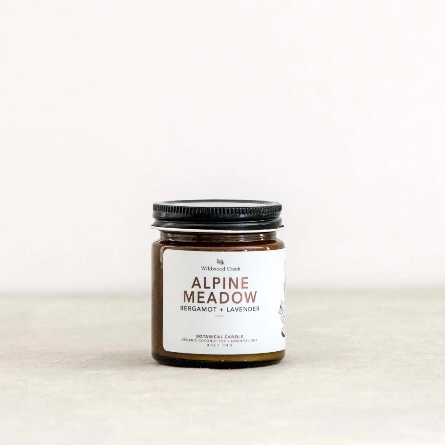 Alpine Meadow Scented Candle - Natural Soy Wax Aromatherapy Candle for Relaxation & Stress Relief - Perfect for Home, Office, Spa & Romantic Ambiance
