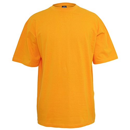 Urban Classics Tall Tee - Orange, Size L | Comfortable Longline T-Shirt for Men | Perfect for Casual Wear, Street Style & Layering