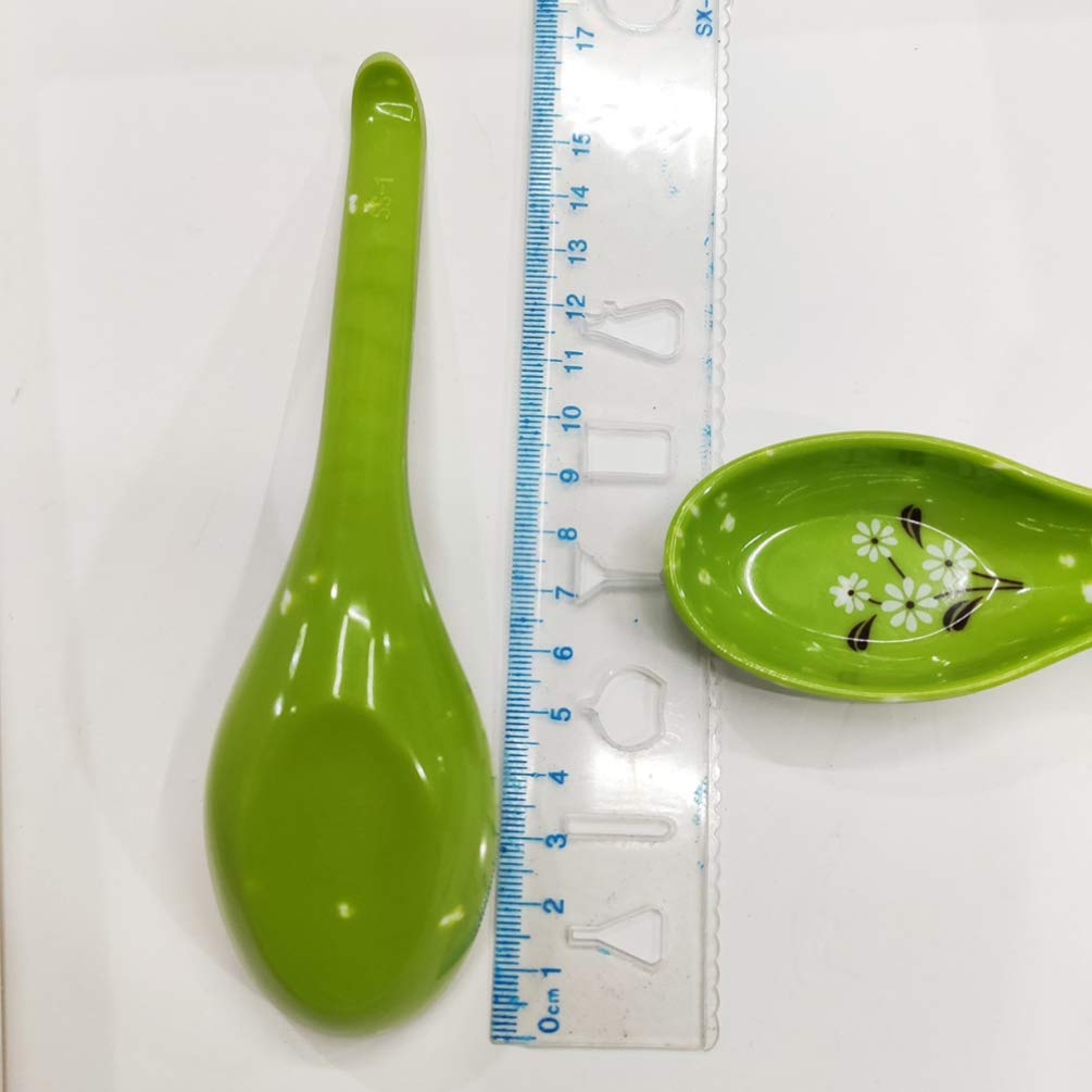 3-Piece Drop-Resistant Heat-Resistant Hook Spoon Set - Durable Soup Spoons, Imitation Ceramic Tableware for Kitchen & Dining - Perfect for Hot Soups, Stews, and Serving Dishes