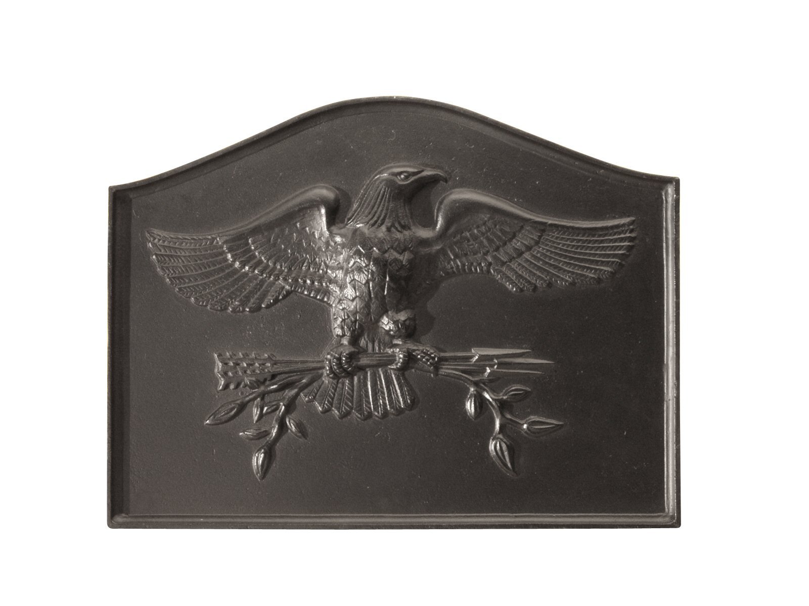 American Eagle Cast Iron Fireback - Heavy Duty Fireplace Back Panel for Heat Reflection & Protection | Perfect for Wood Stoves, Fireplaces, and Outdoor Fire Pits