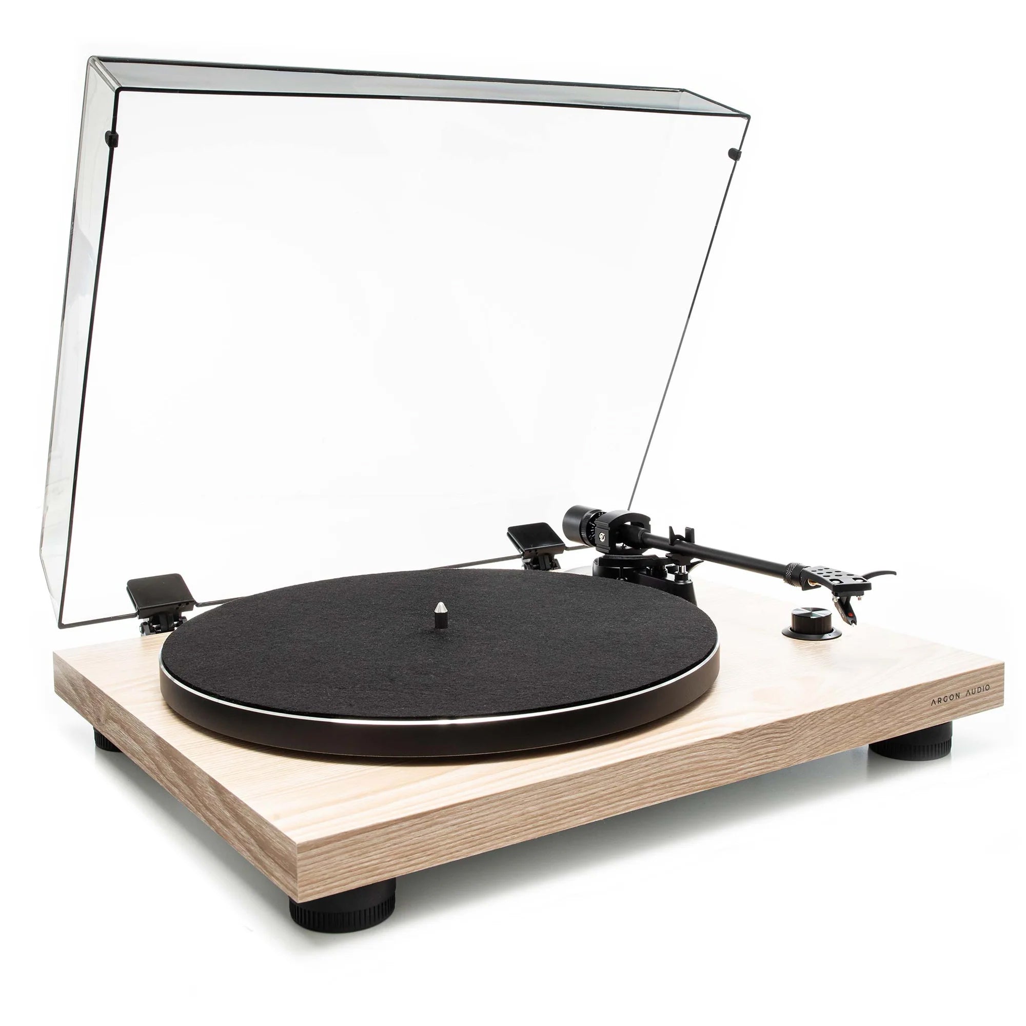 Argon TT-3 Professional Bluetooth Turntable - Vintage Vinyl Record Player with Built-in Speakers & USB Recording - Perfect for Home, Office, and Music Lovers