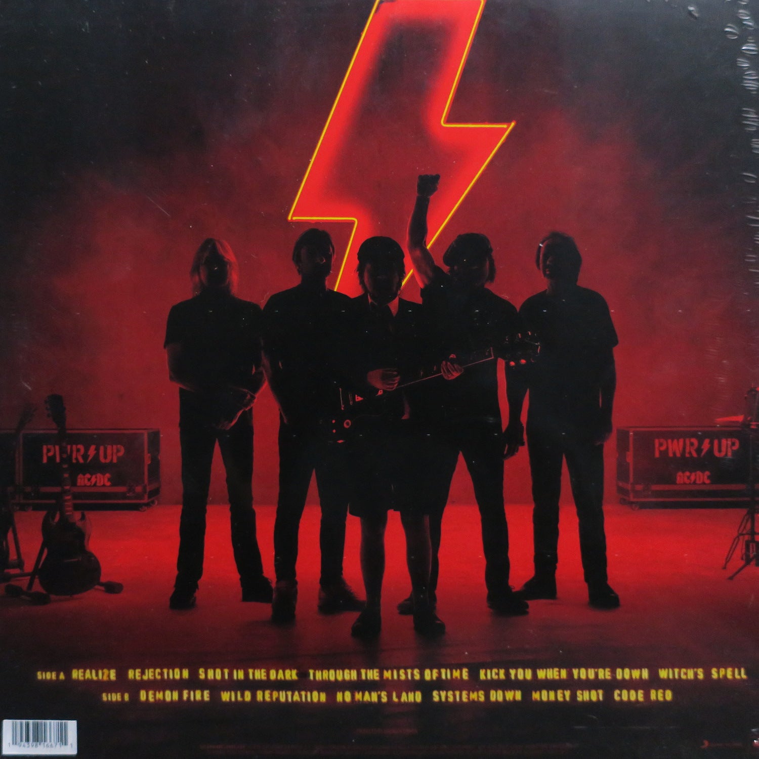 AC/DC 'PWR/UP' Limited Edition Red Vinyl LP Record - Rock Music Collector's Item for Home Entertainment & Gift Giving