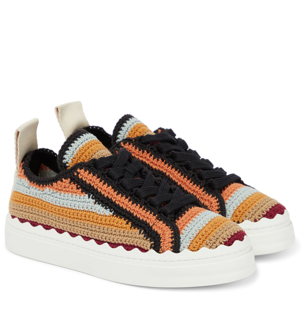 Lauren Crochet Sneakers for Women - Comfortable & Stylish Knit Shoes for Casual Wear, Walking & Summer Outfits
