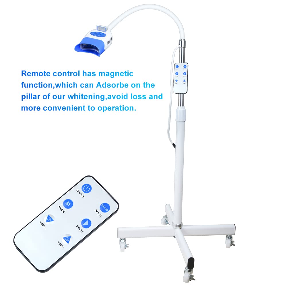 Professional LED Teeth Whitening Machine with 36W Cold Light & Remote Control - Fast Dental Whitening Accelerator for Home Use, 110V - Perfect for Smile Brightening & Special Occasions