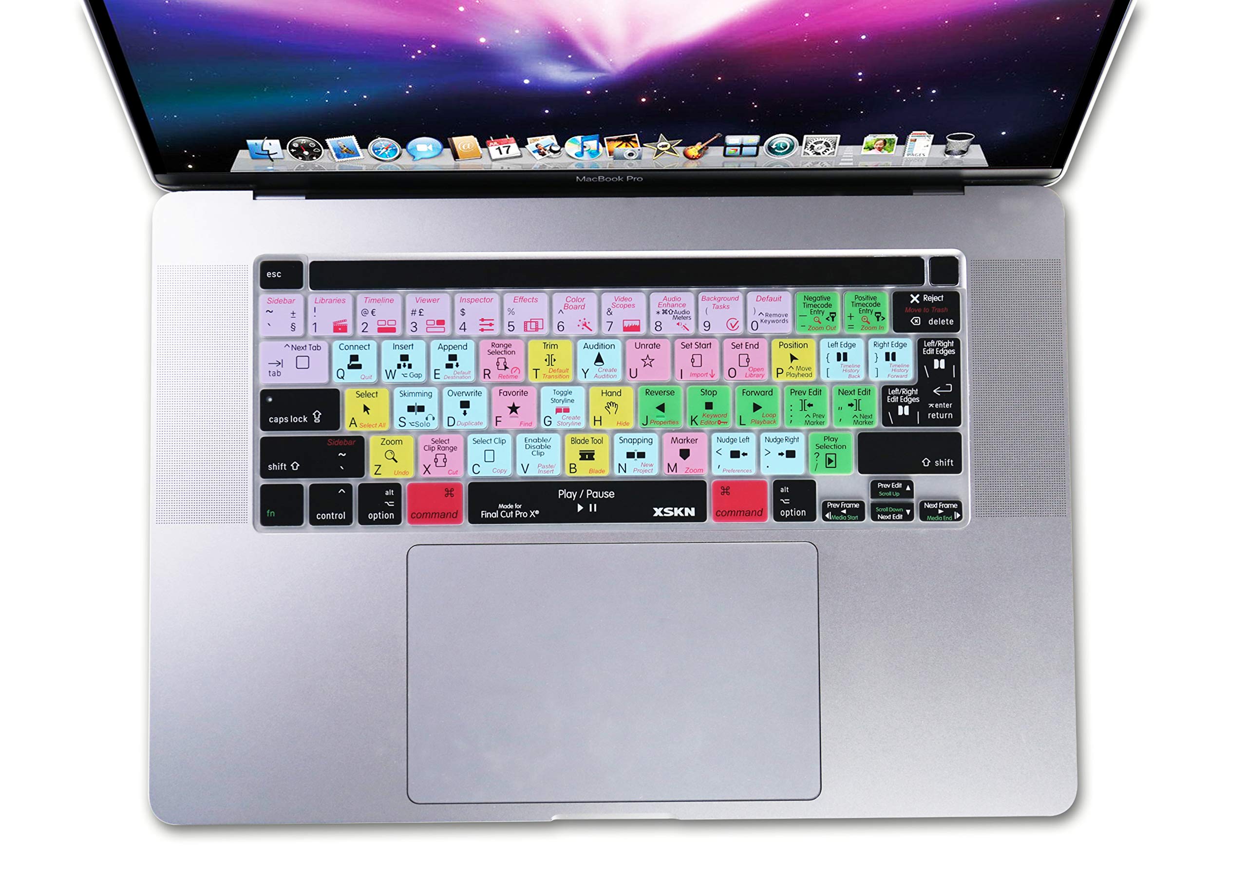 Final Cut Pro X Silicone Keyboard Cover for MacBook Pro 16