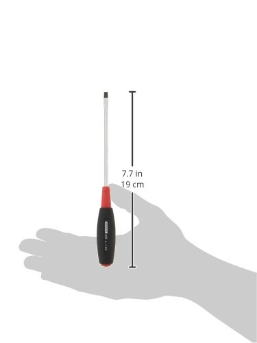 Vessel Cushion Grip Screwdriver with Thin Shank - No. 610 (4-Piece Set) - Perfect for Electronics Repair, DIY Projects & Precision Work