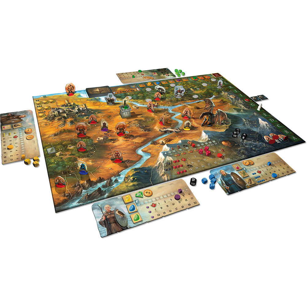 Legends of Andor Board Game - Fantasy Adventure Strategy Game for Adults & Teens - Perfect for Game Nights & Family Gatherings