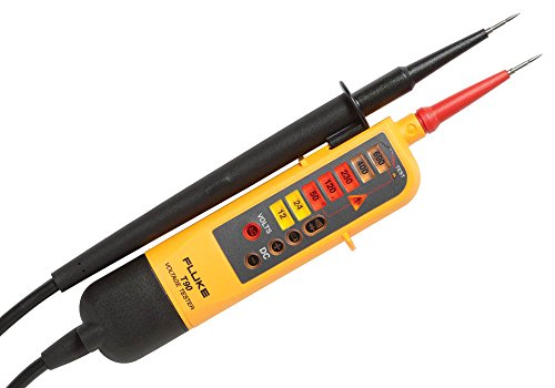 FLUKE T90 Voltage and Continuity Tester - Professional Electrical Tester for AC/DC Voltage, Resistance, and Continuity Checks - Ideal for Electricians, HVAC Technicians, and DIY Home Electrical Projects