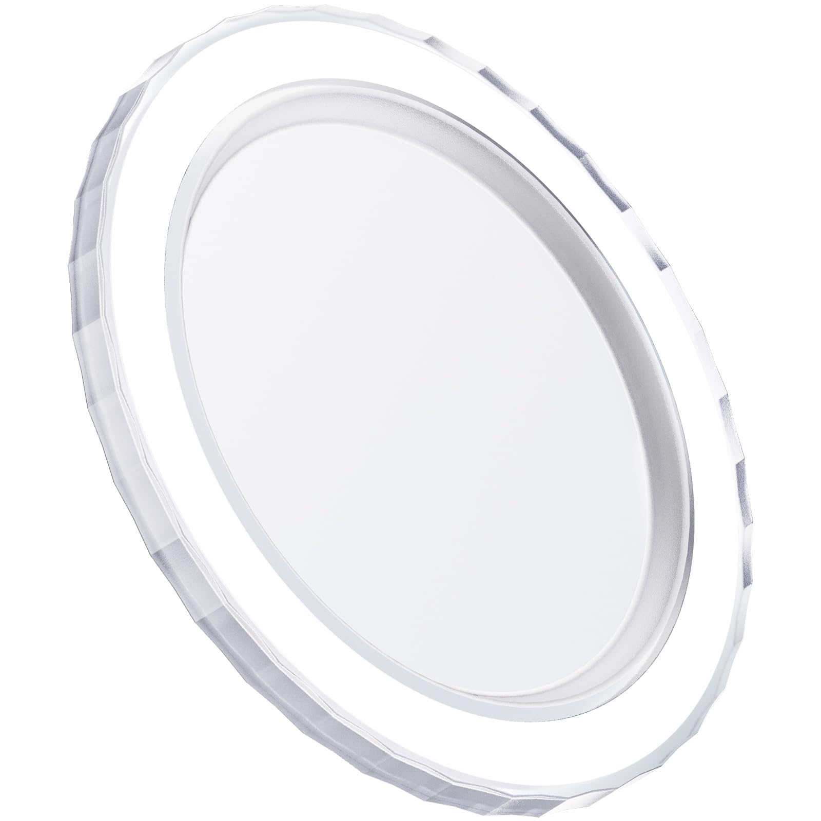 imluckies Magnetic Base - Compatible with PopSocket & MagSafe iPhone Cases, Removable Holder for Kindle/Phone, Thin & Light Portable Plate (Matte Clear) - Perfect for Car Mounts, Desk Stands & Hands-Free Viewing