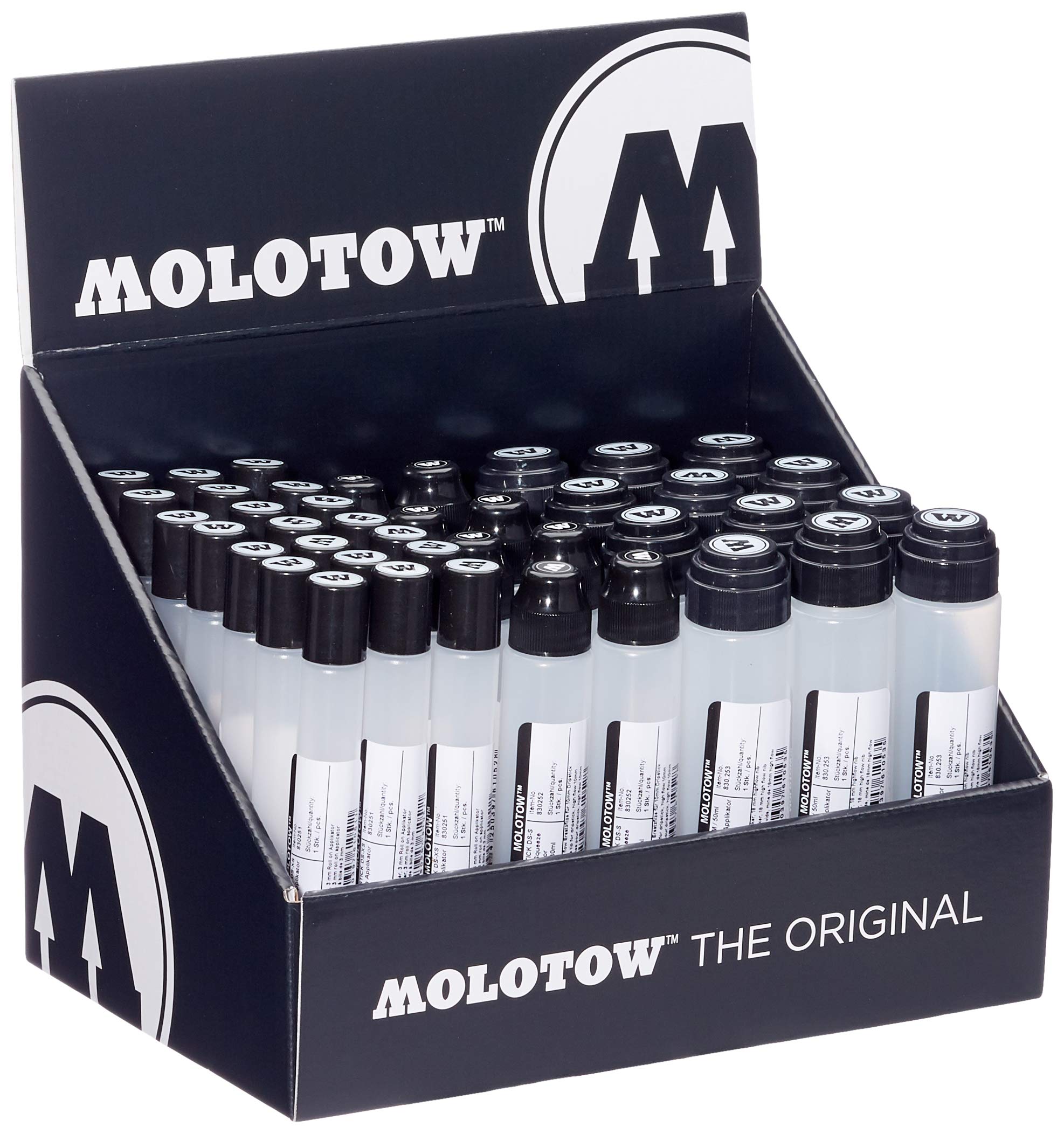 Molotow Premium Empty Sales Display & Blender for Artists - Perfect for Graffiti, Airbrush, and Custom Paint Mixing