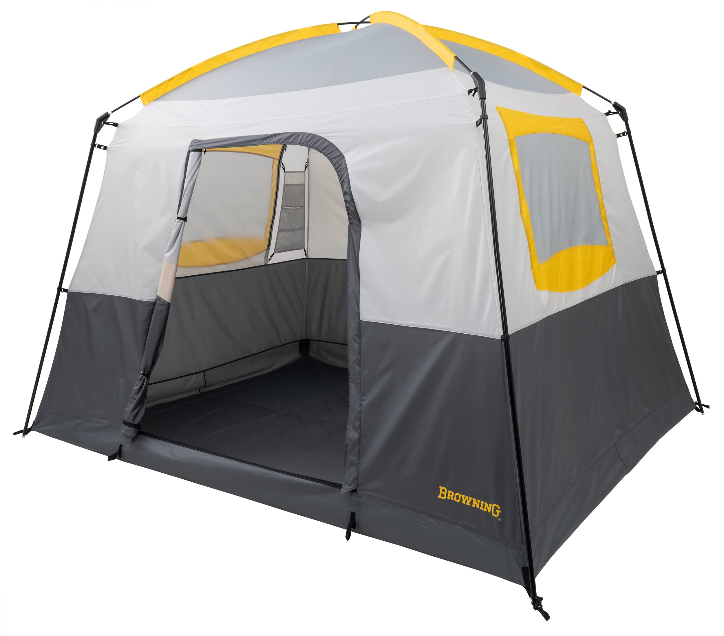 Browning Camping Big Horn Tent - 4 Person Waterproof Outdoor Tent for Hiking, Backpacking & Family Camping - Lightweight & Easy Setup for Adventures