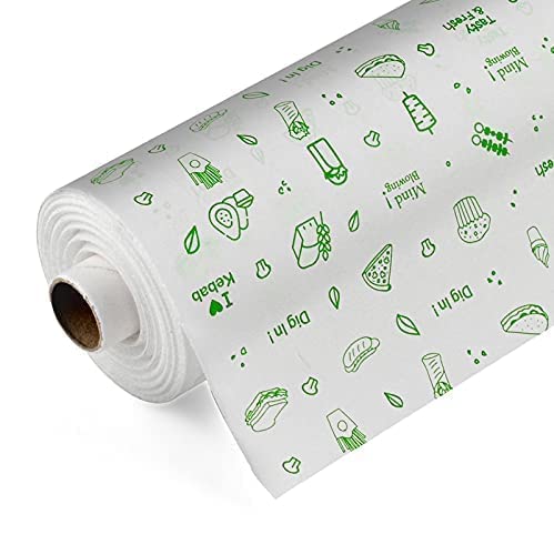 Grenix Non-Stick Butter Paper Roll - 500g Premium Parchment Paper for Wrapping Roti, Paratha, Cookies & Food | Kitchen Baking & Cooking Essential | Ideal for Meal Prep, Snack Wrapping & Food Storage