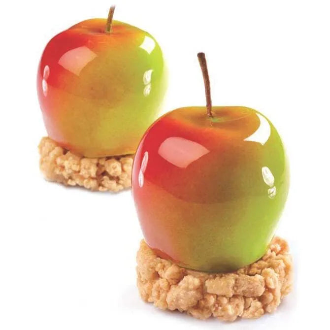 Pavoni Tuttifrutti Apple 3D Silicone Mold - 20 Cavity Fruit-Shaped Baking Mold for Cake, Chocolate, Candy, Soap Making - Perfect for DIY Desserts and Party Treats