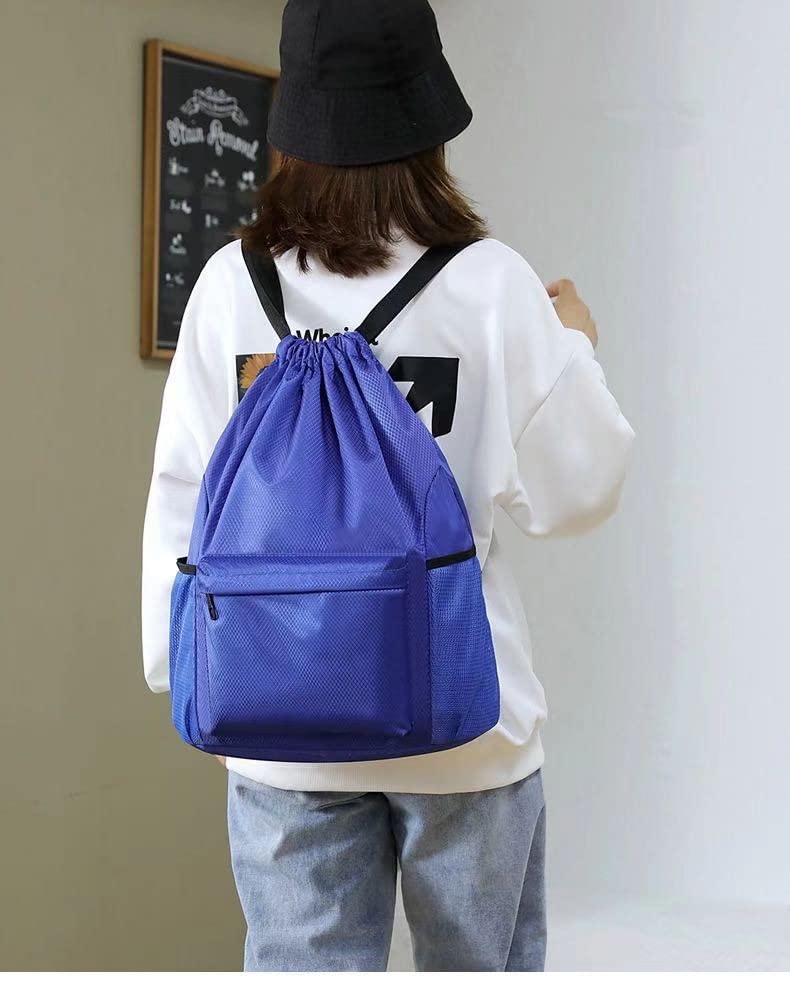 Geboldil Drawstring Bag - Waterproof Sports & Fitness Backpack for Gym, Travel & Shopping - Personalized Casual Backpack for Men & Women
