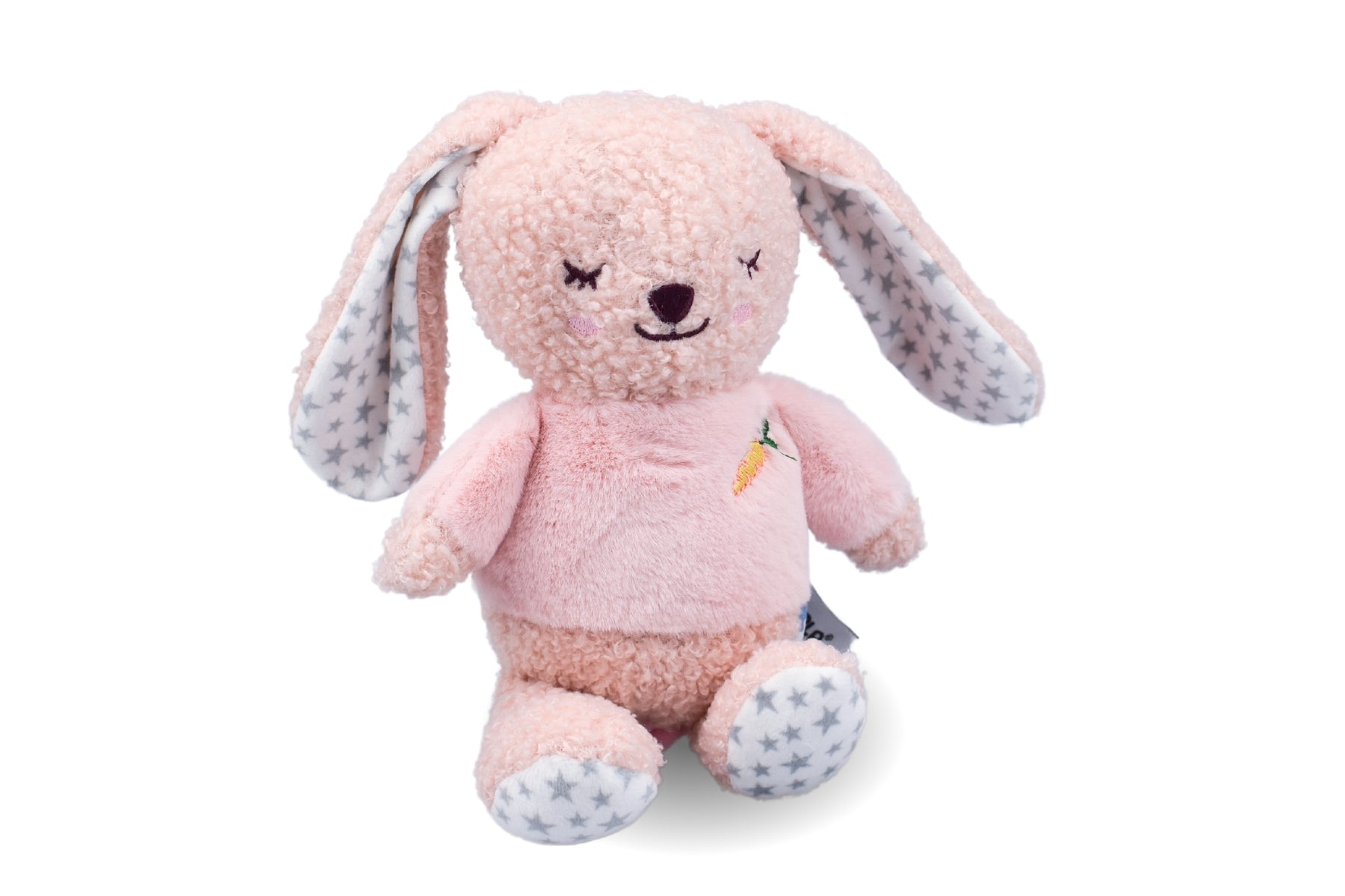 Snuggle Buddy Berry Bunny Jiggle & Shake Clip Toy - Soft Plush Sensory Toy for Babies & Toddlers - Perfect for Strollers, Car Seats & Cribs