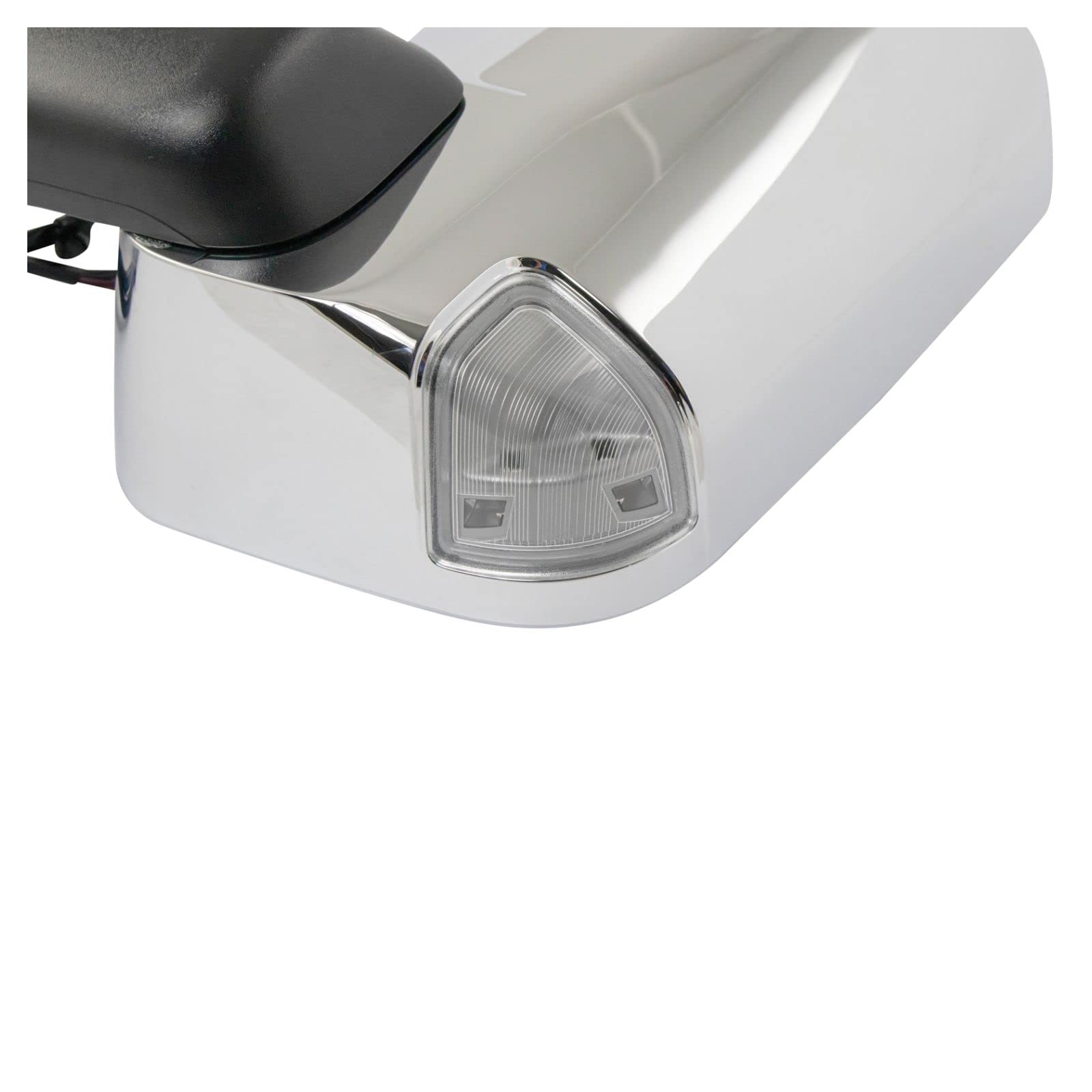 Heated Blind Spot Detection Mirror with Turn Signal for Ram Trucks - Left Side Puddle Light, Enhanced Safety for Night Driving & Parking