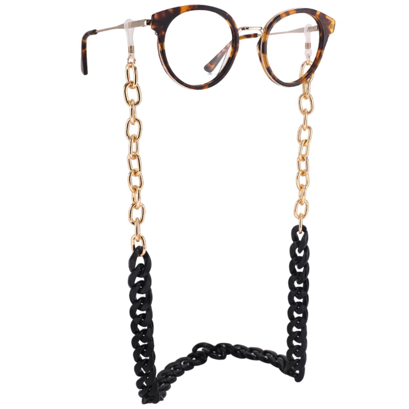 Fashionable Acrylic Eyeglass Chain for Women - Stylish Sunglasses Holder & Mask Lanyard - Perfect for Reading, Driving, and Outdoor Activities