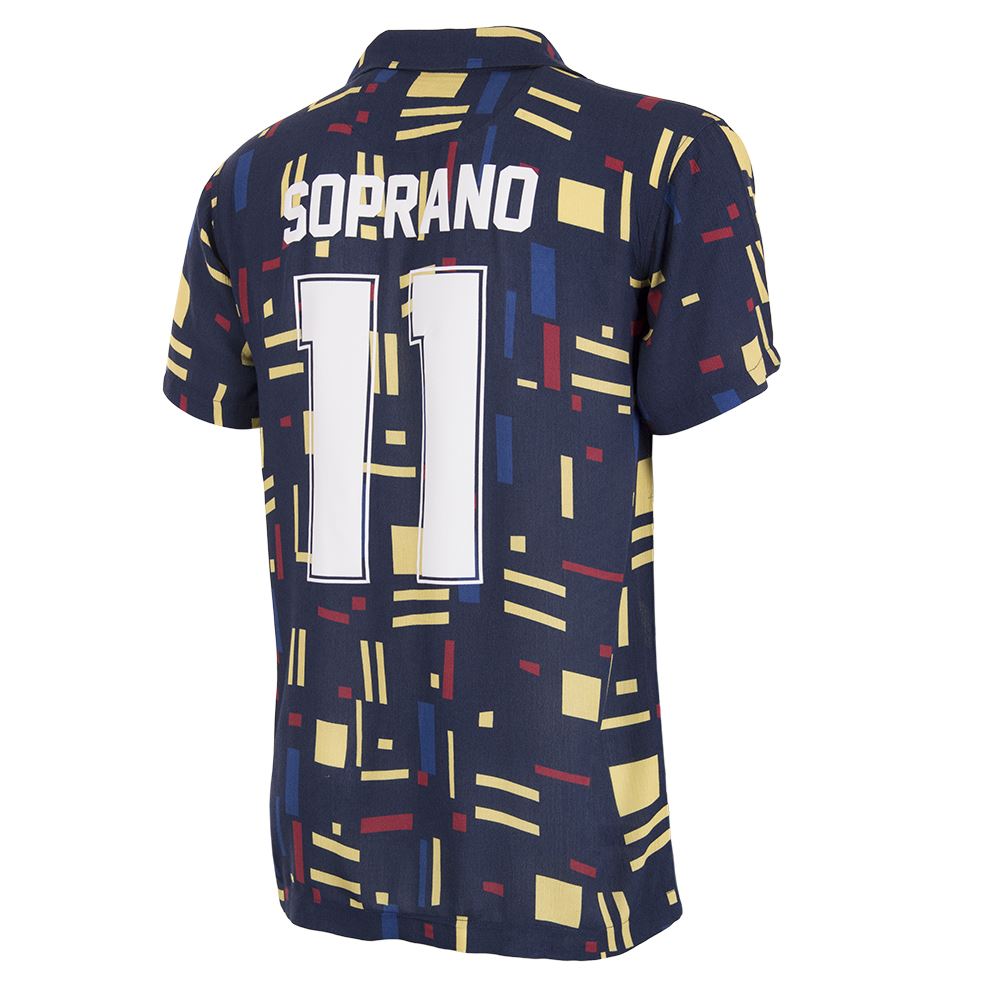 COPA Football Soprano Camp Collar Shirt - Men's Stylish Retro Soccer Jersey for Casual Wear & Match Day Outfits