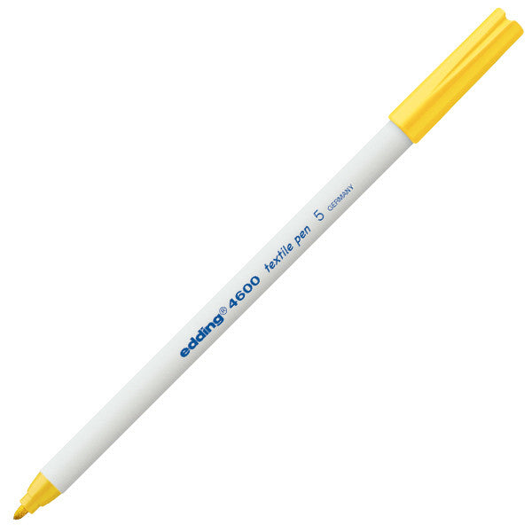 edding 4600 Bullet Tip Fabric Marker Pen - Permanent Textile Marker for Clothing, Shoes & DIY Crafts - Ideal for Fabric Painting, Custom T-Shirts & Home Decor Projects