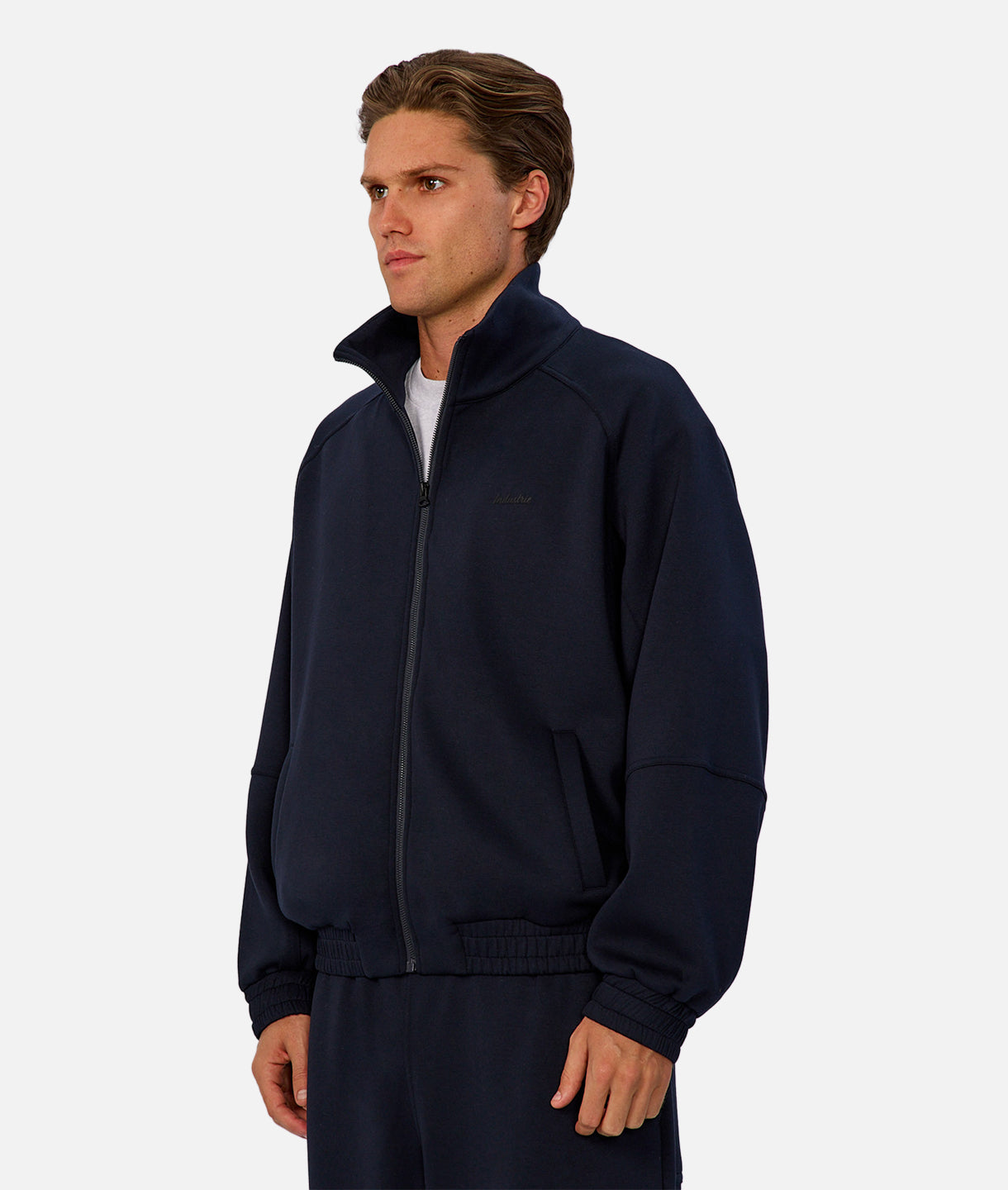 Philly Tech Track Top - Navy Blue Performance Running Shirt for Men & Women | Gym, Workout & Outdoor Activities