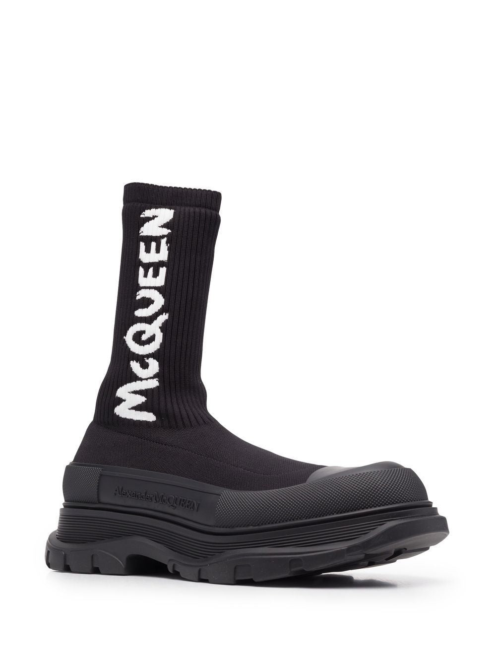 Alexander McQueen Black Leather Sneakers for Men & Women - Stylish Luxury Fashion Shoes for Casual Wear & Everyday Outfits