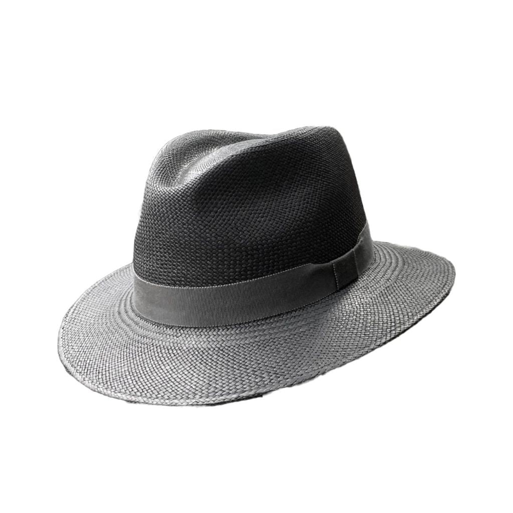 Premium Panama Hat - Camilo Alex Black Straw Fedora for Men & Women - Perfect for Beach, Travel & Summer Outfits
