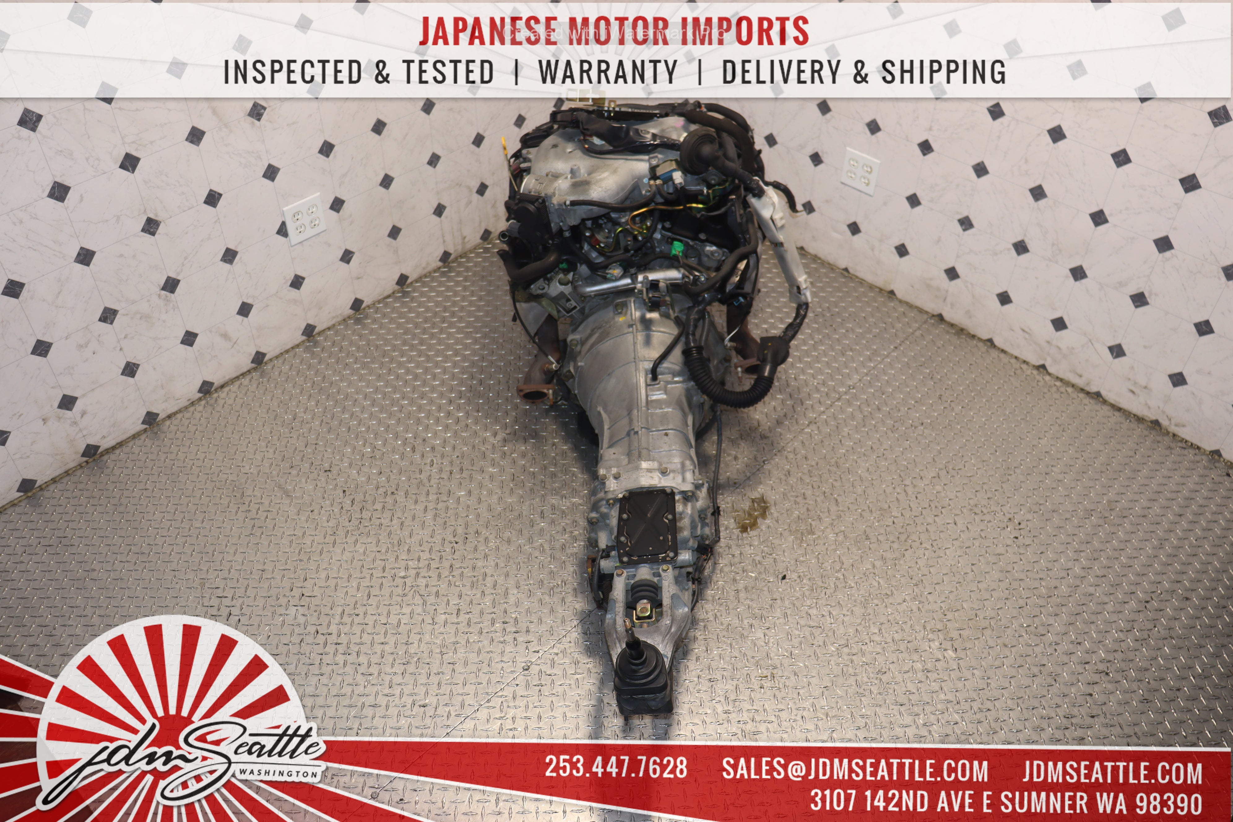 JDM VQ35DE 3.5L V6 Engine for 2003-2005 Nissan 350Z & Infiniti G35 - Non-Revup 6-Speed Manual Transmission (CD07) - Performance Upgrade & Replacement Part for Racing & Daily Driving