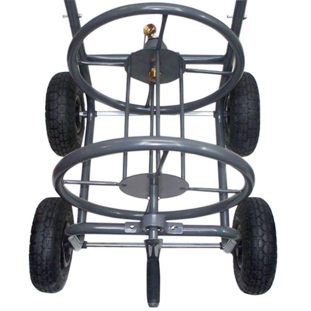 Garden Water Hose Reel Cart 225 FT Heavy Duty Outdoor Yard Hose Storage with Wheels for Easy Mobility, Ideal for Lawn Care, Gardening, and Plant Watering
