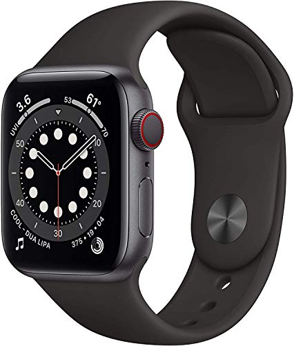 Space Gray Aluminium Case - Black Sport Band