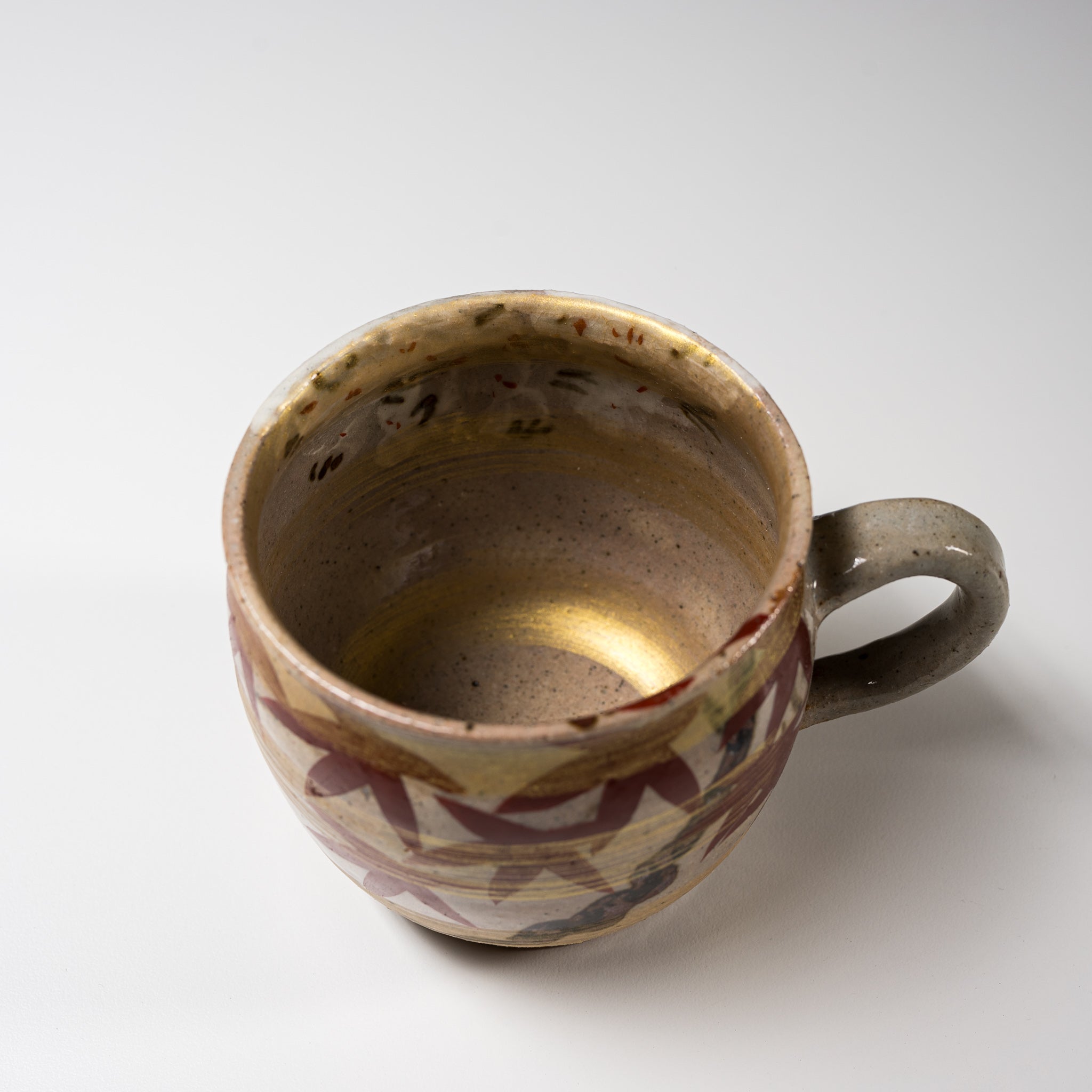 Premium Zoho Kiln Ceramic Mug Cup - Kinsai Unkin / Zohin Kiln Handcrafted Tea Coffee Cup - Perfect for Home, Office & Gifts
