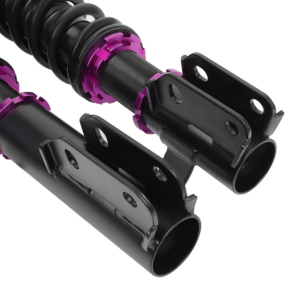 ROADFAR Coilovers Suspension Kit - Full Set of Shocks, Springs & Struts for 2005 Saab 9-2X & 2002-2007 Subaru Impreza - Purple - Perfect for Performance Tuning & Smooth Ride