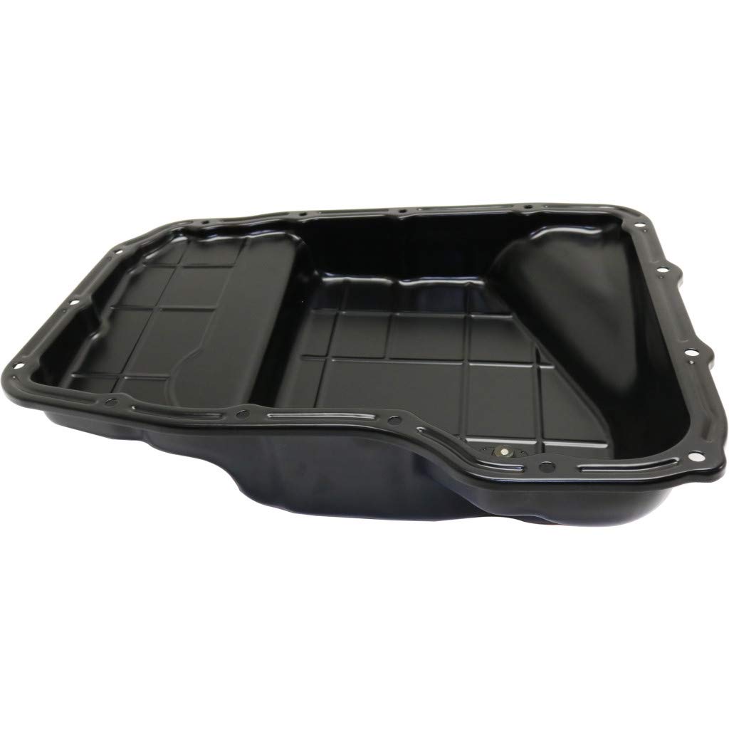 2007-2009 Chrysler Aspen Transmission Pan with Drain Plug - Heavy Duty Steel Replacement Part #5013681AA #6806592AA - Perfect for Off-Roading & Towing Applications