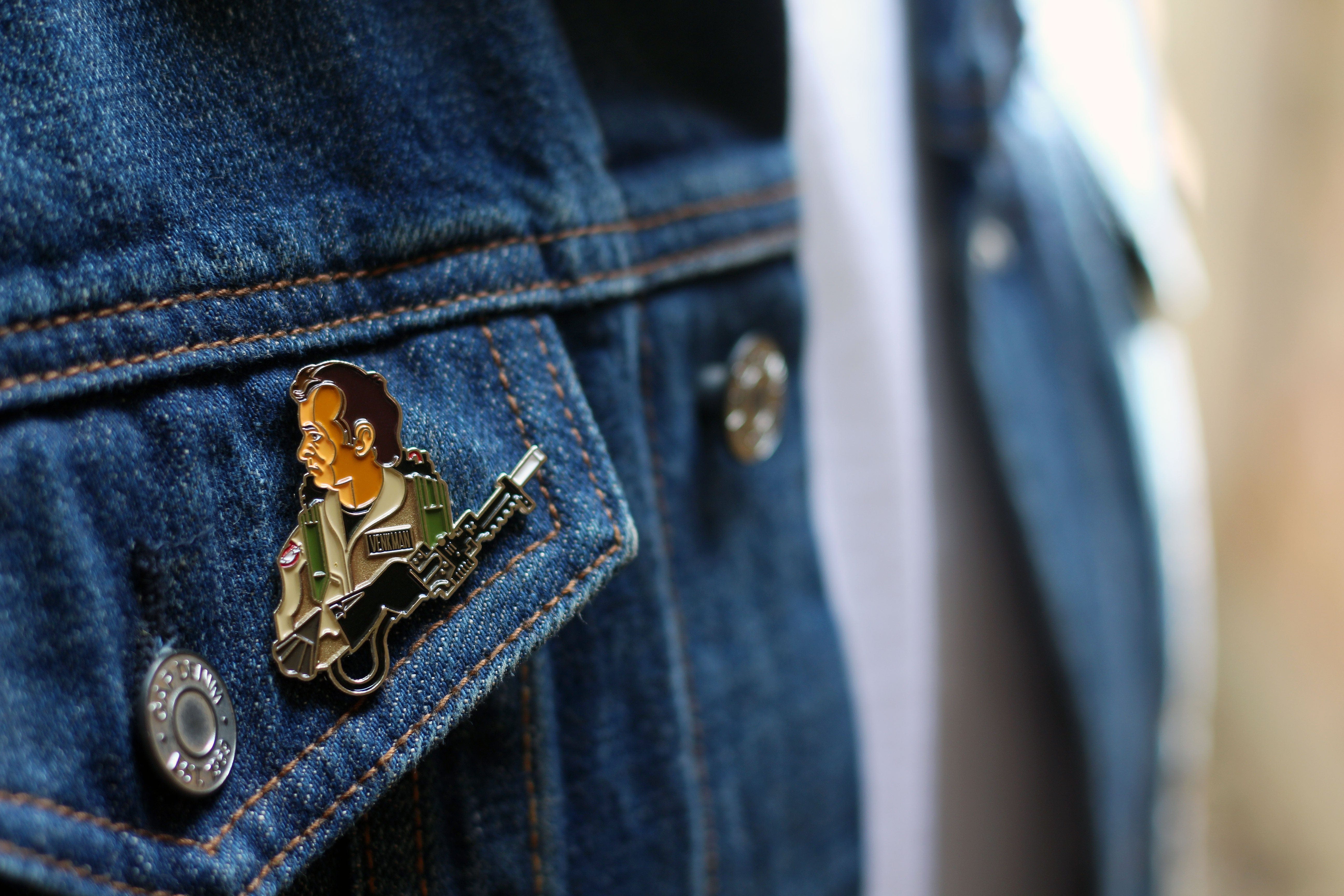 Ghostbusters Peter Venkman Enamel Pin - Officially Licensed Collectible Badge for Cosplay, Backpacks & Fan Gifts