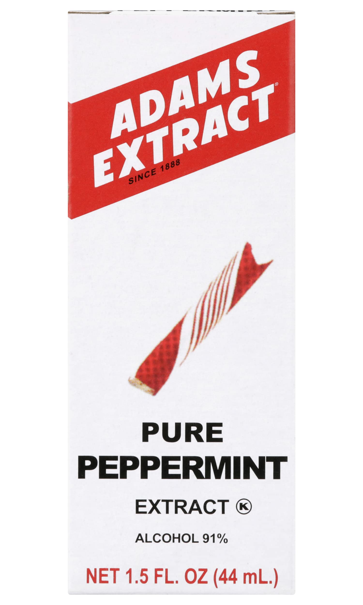 Adams Pure Peppermint Extract 1.5oz (3-Pack) - Natural Baking Flavoring for Cookies, Cakes & Desserts - Alcohol-Free Food Grade Flavoring