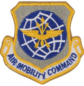 Air Mobility Command Patch - Military Embroidered Badge for Uniforms & Collectors | Perfect for Air Force Gifts, Cosplay & Memorabilia