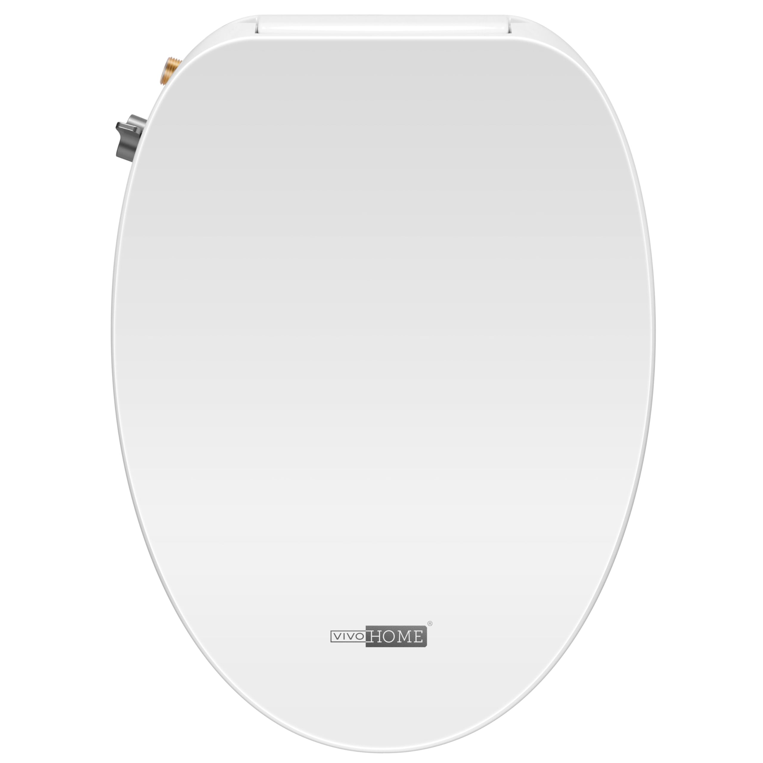 VIVOHOME Smart Heated Bidet Toilet Seat with Self-Cleaning Nozzle - Adjustable Temperature Warm Air Dryer, Soft Close Lid & Nightlight - Perfect for Bathroom Upgrade, Elderly Care & Hygienic Living