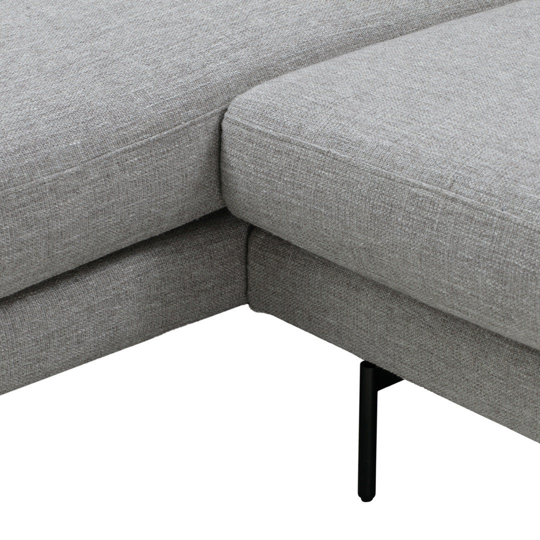 Edge V2 Modular Sofa Set - 8-Piece Customizable Sectional Couch for Living Room, Lounge & Office - Modern L-Shaped Sofa with Reversible Chaise & Ottoman