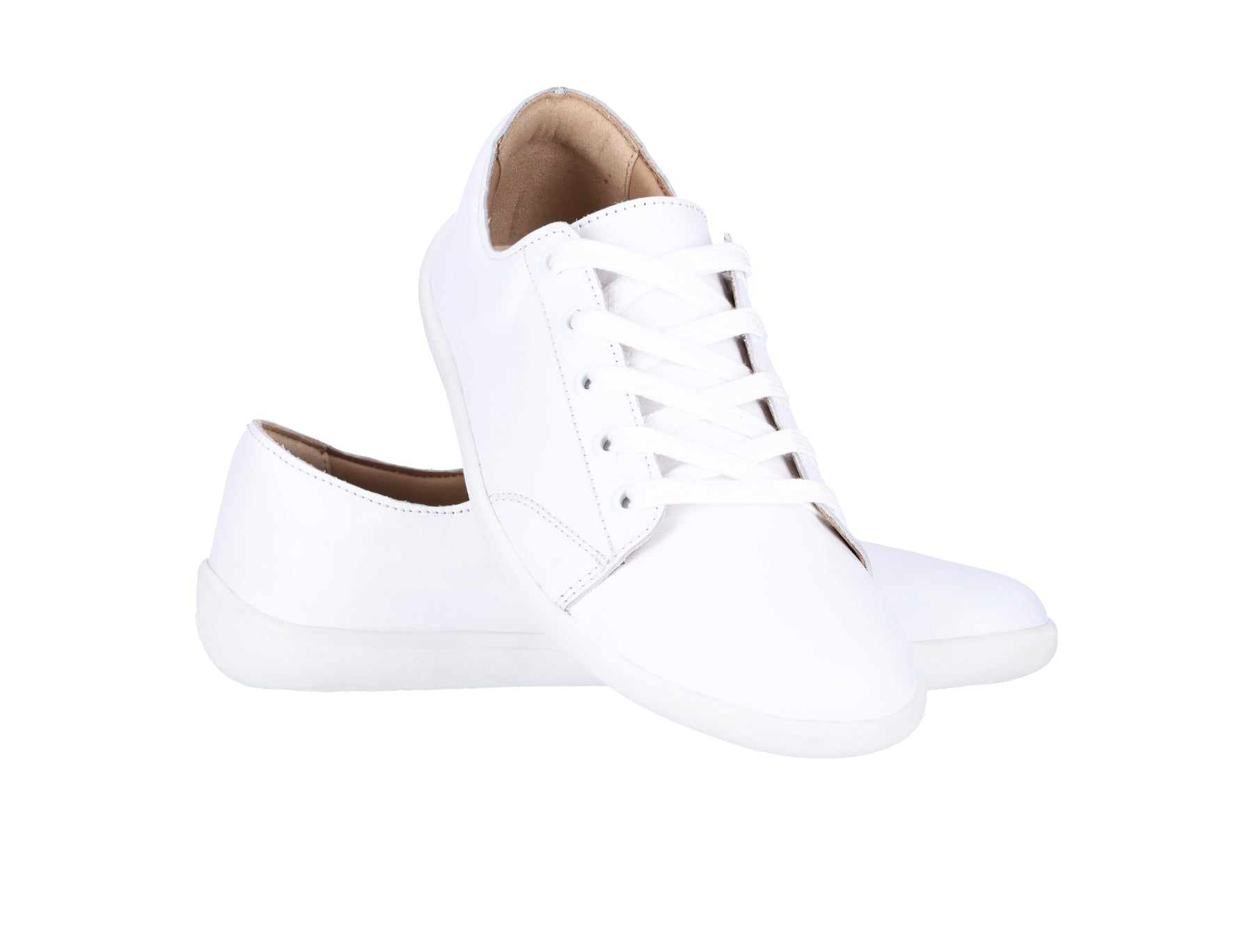 Barefoot Sneakers for Women & Men - Be Lenka Prime 2.0 Minimalist Shoes | Lightweight & Flexible White Running Shoes | Perfect for Gym, Yoga & Everyday Wear